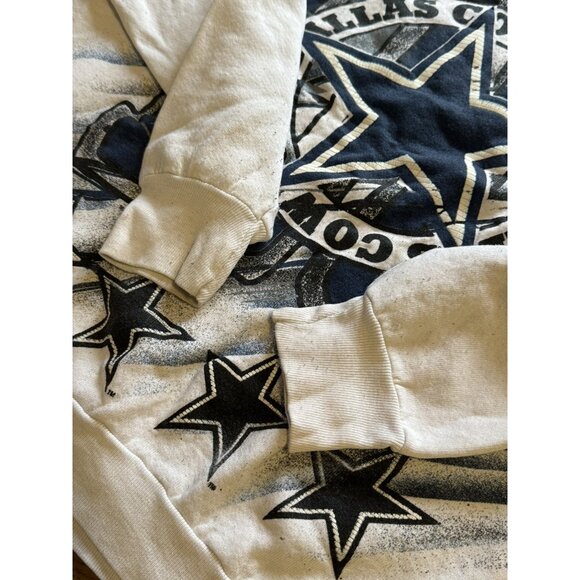 DALLAS COWBOYS Vintage 90's? Crewneck Sweatshirt Measured Athletic‎ Football - Picture 12 of 13